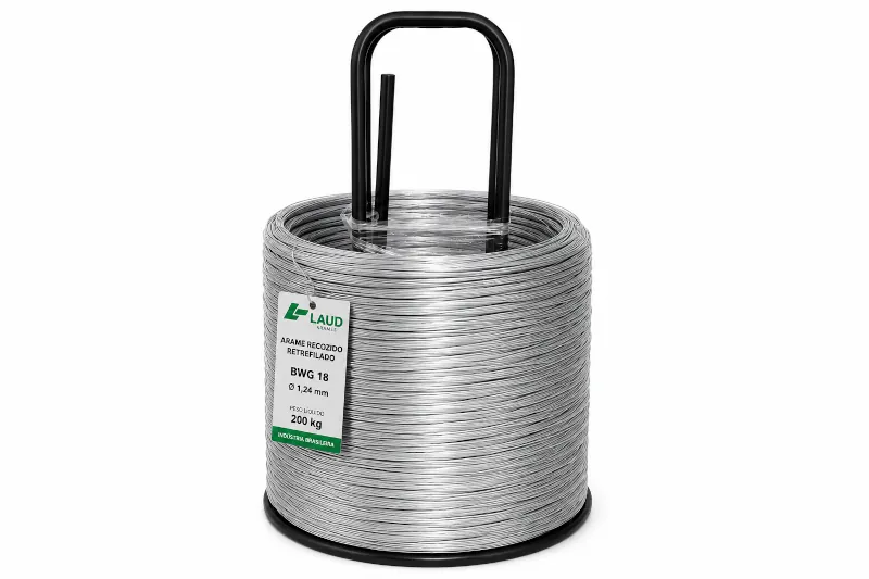 Arame Galvanizado Retrefilado · Laud Arames